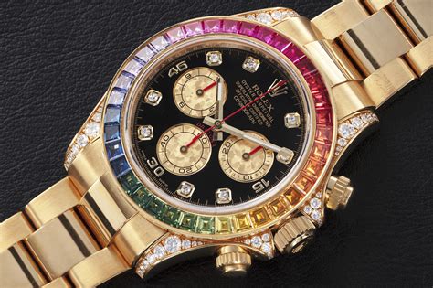 rolex multicolore|daytona rolex rainbow price.